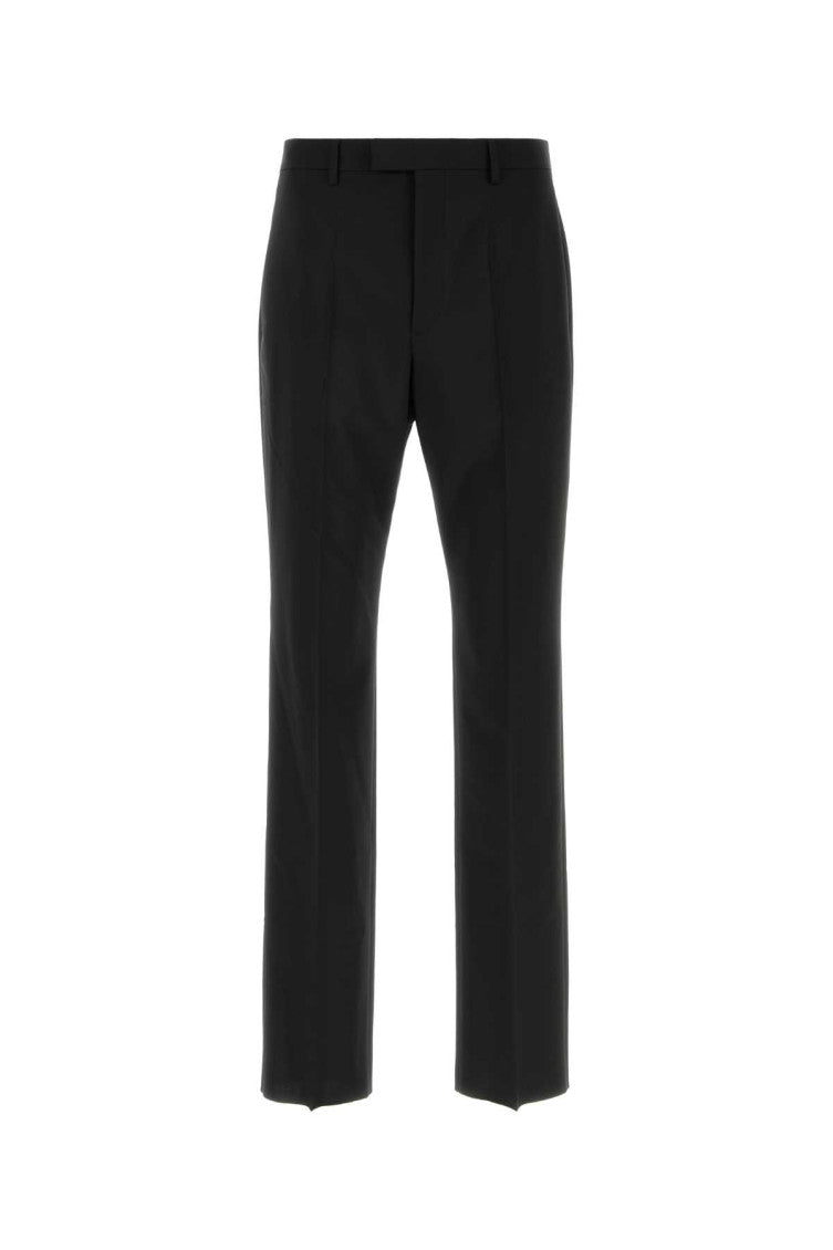 Black Flat Front Pants 1
