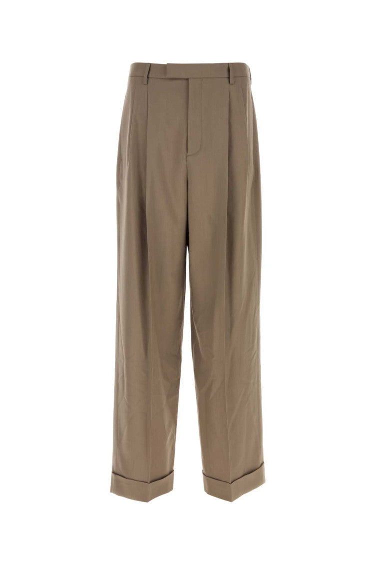 Light Brown Pleated Pants 1