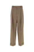 Light Brown Pleated Pants 1