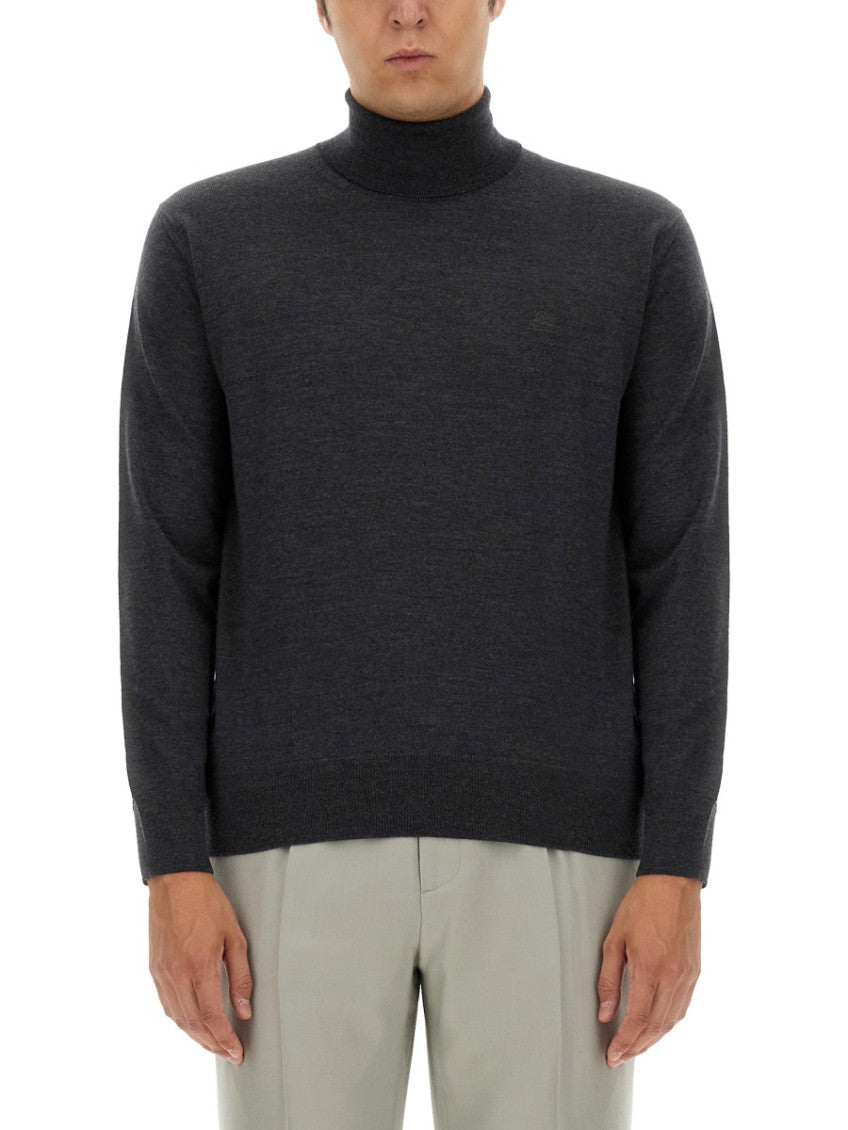 Dark Grey Logo Sweaters 1