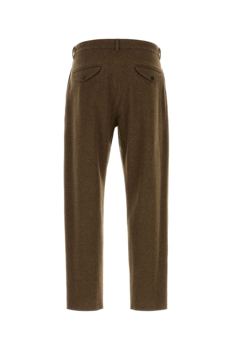 Brown Flat Front Pants 2