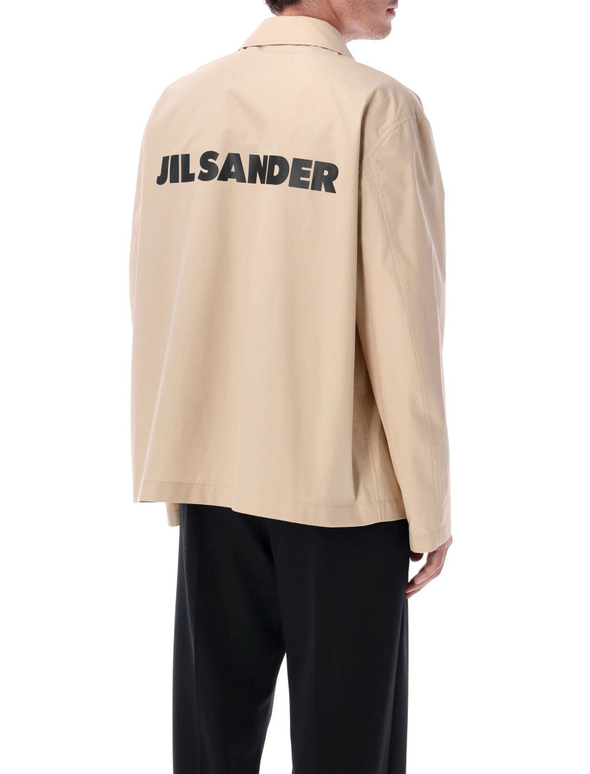 Beige Logo Jacket 2