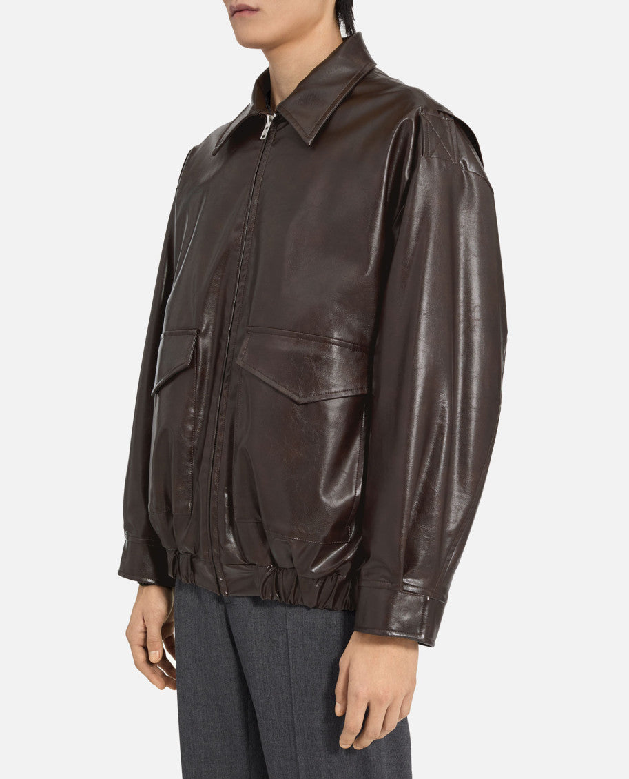 Dark Brown Leather Jacket 3