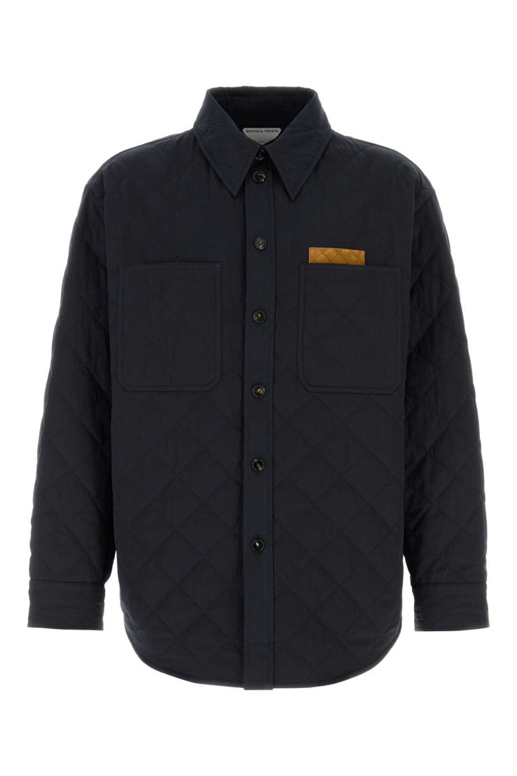 Midnight blue cotton blend jacket  1