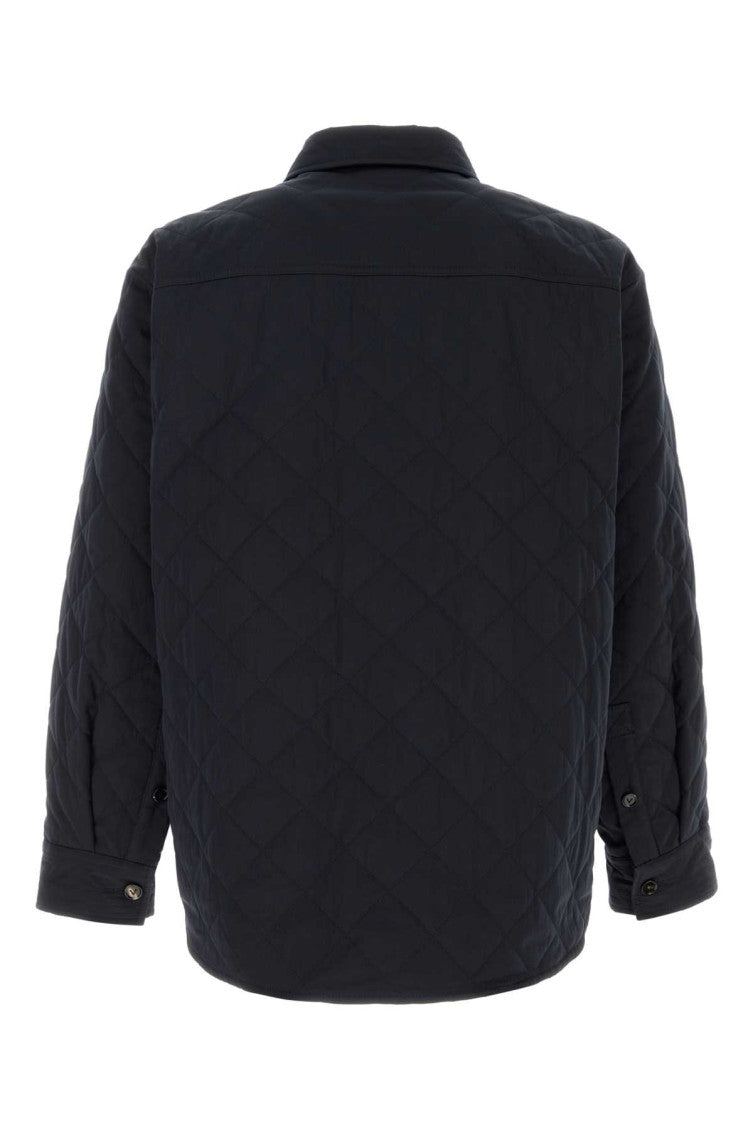 Midnight blue cotton blend jacket  2