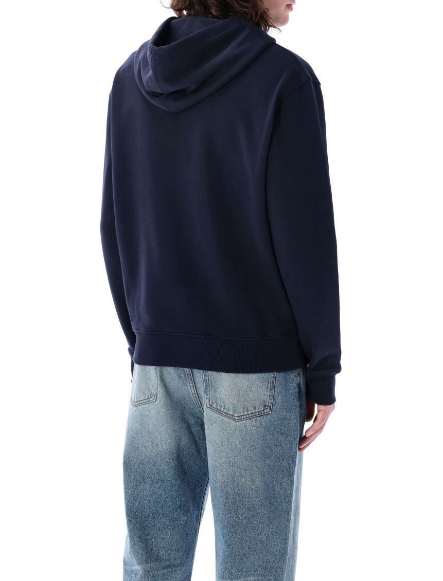 Blue zip-up hoodie 2