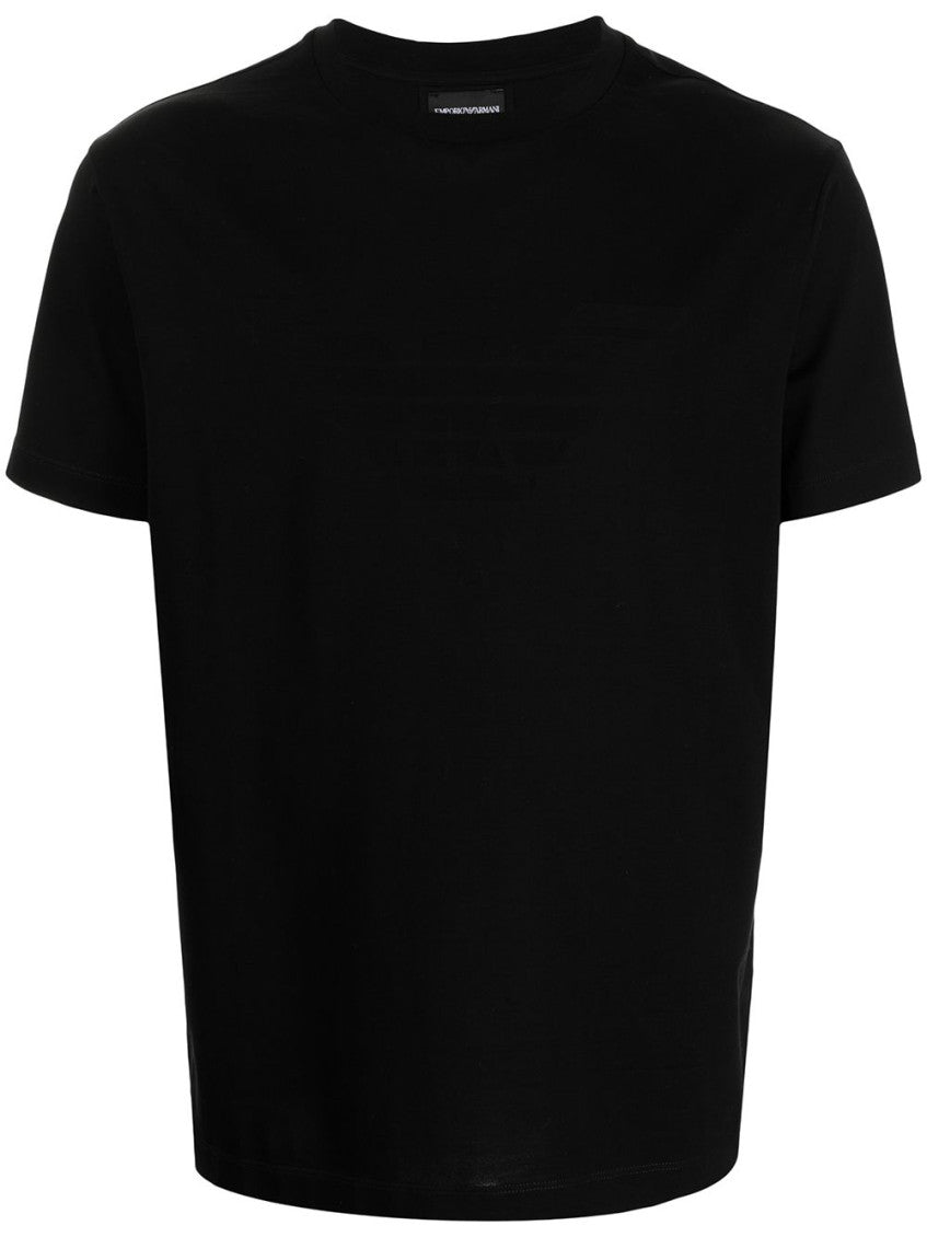 Black Roundneck Solid T-Shirt 1