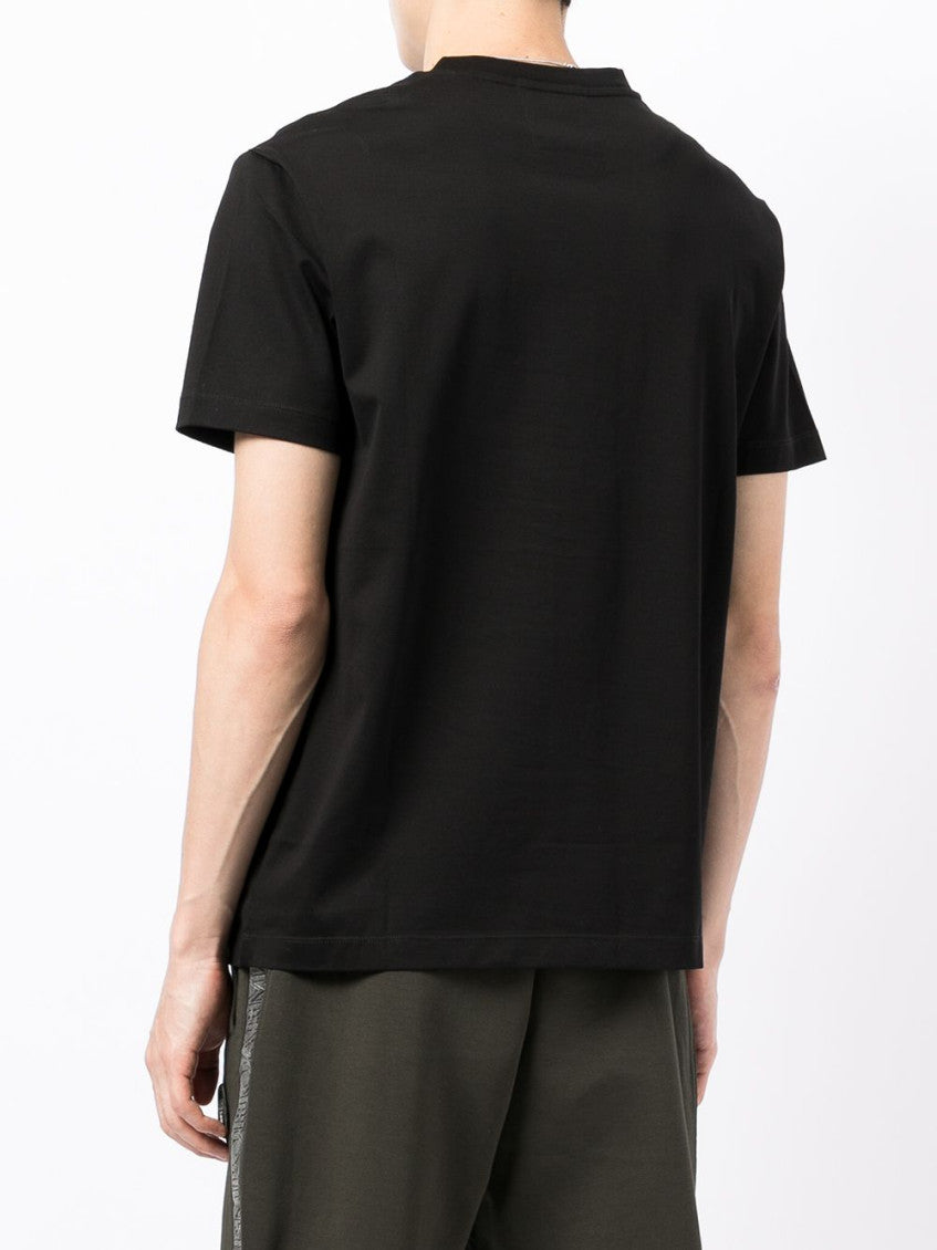 Black Roundneck Solid T-Shirt 3