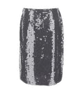 Dark Grey Midi Skirt 1