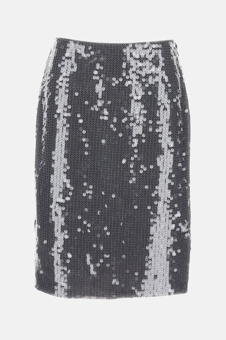 Dark Grey Midi Skirt 3