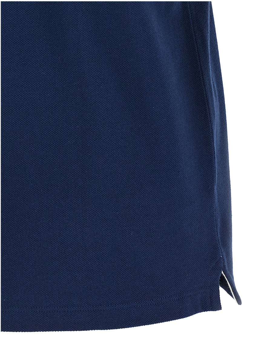 Blue Embroidery 'VG' Polo 4