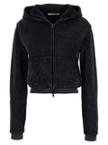 Black Terry hoodie 1