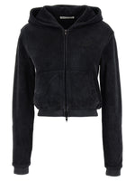 Black Terry hoodie 1