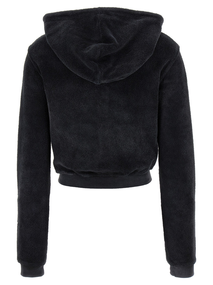 Black Terry hoodie 2