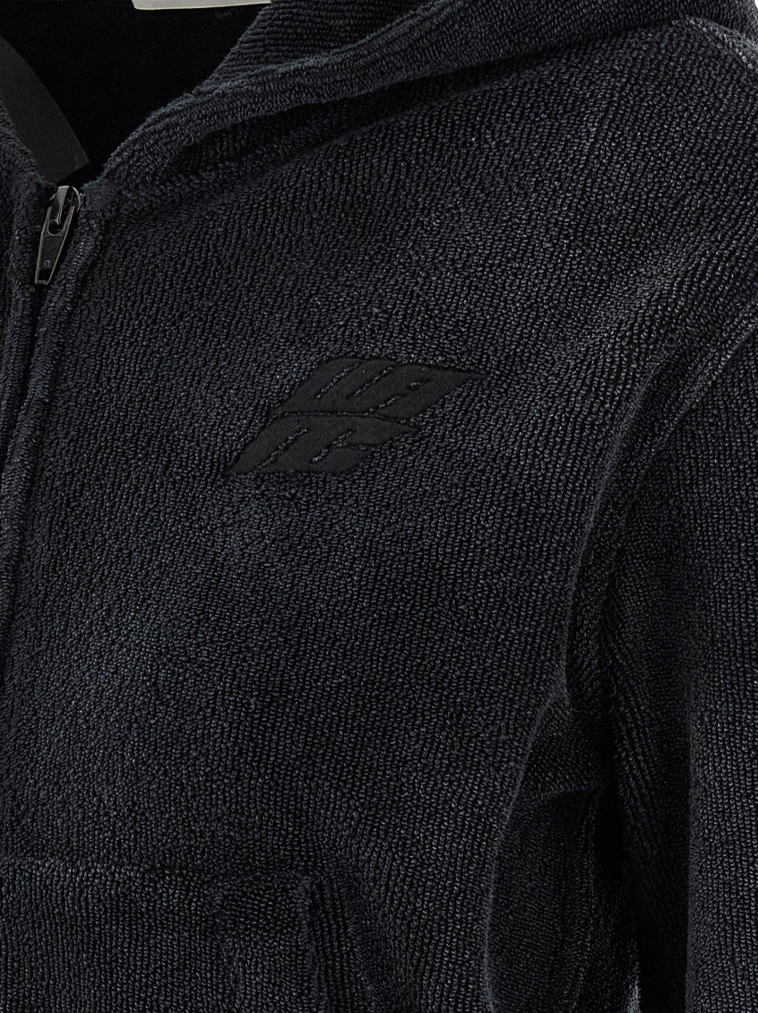 Black Terry hoodie 4