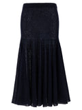 Navy Blue Knitted Skirt 1