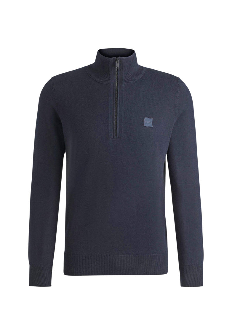 Dark Blue Logo Sweater 1