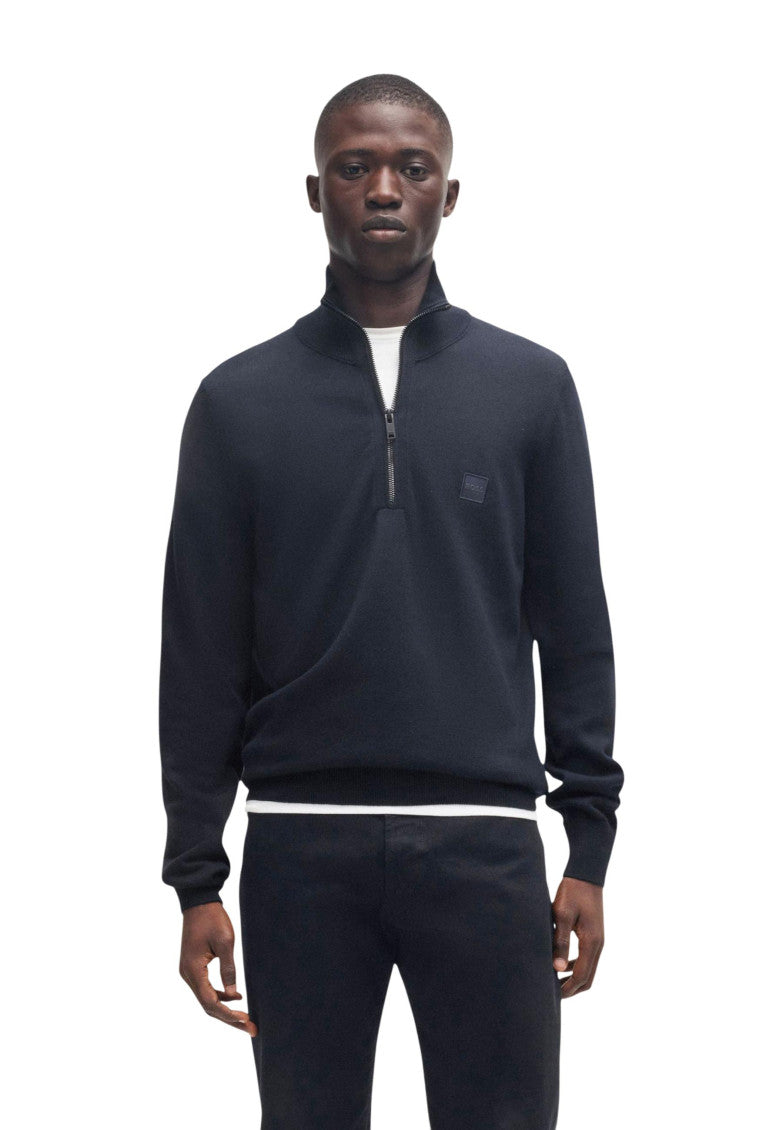 Dark Blue Logo Sweater 2