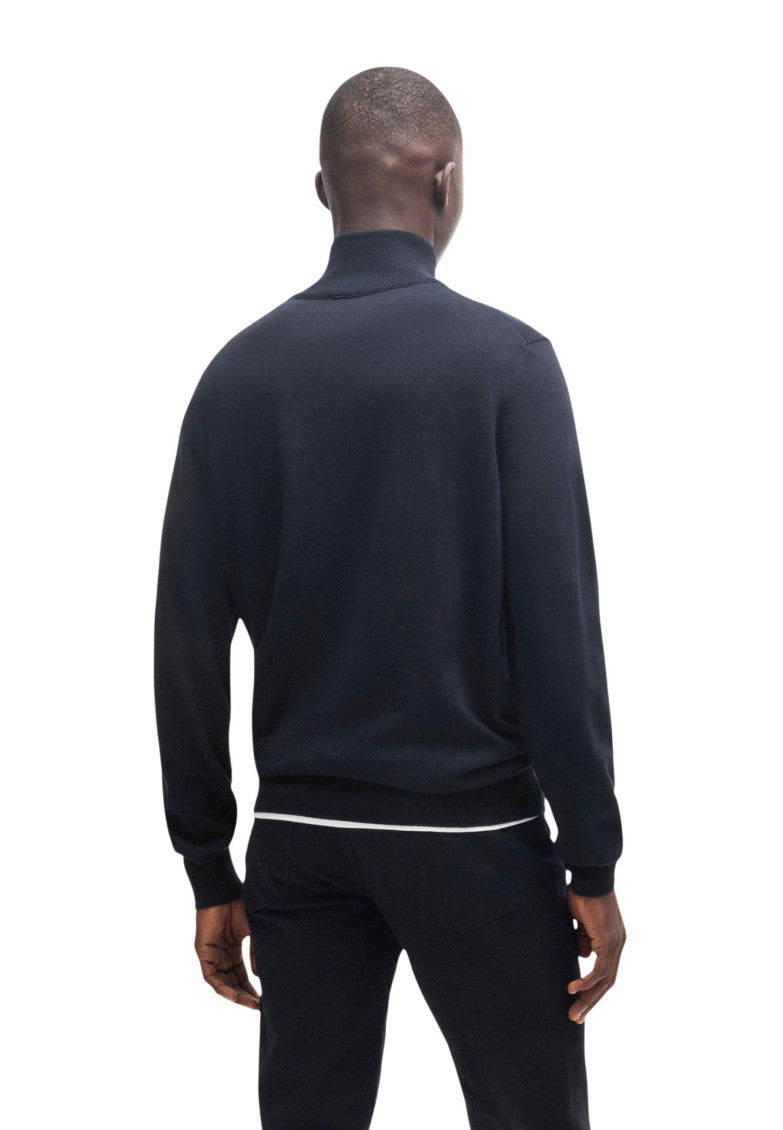 Dark Blue Logo Sweater 4