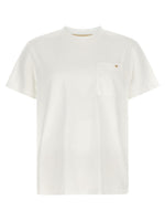 White Solid Crew Neck T-Shirt 1