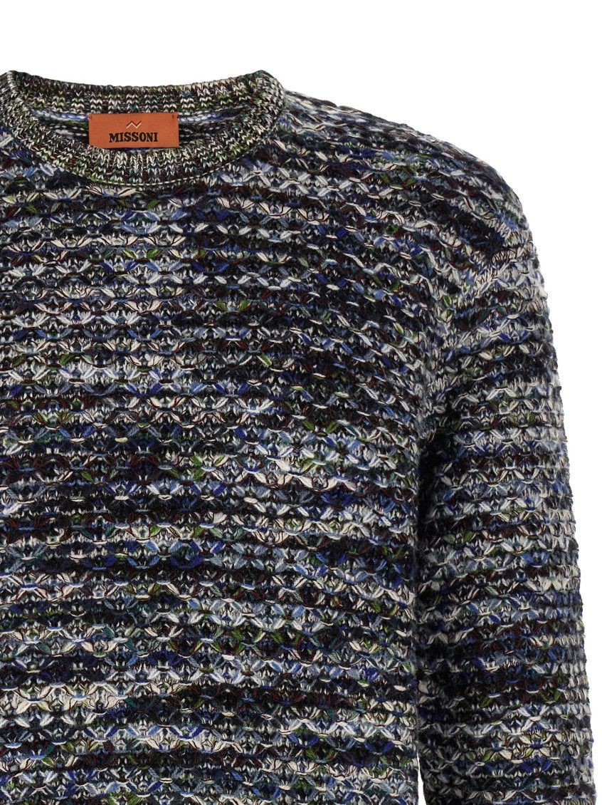 Multicolor Knitted Crew Neck Sweater 3