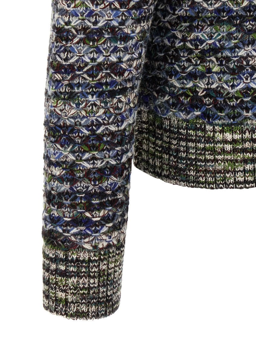 Multicolor Knitted Crew Neck Sweater 4