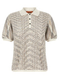 Multicolor Knitted Polo Sweater 1