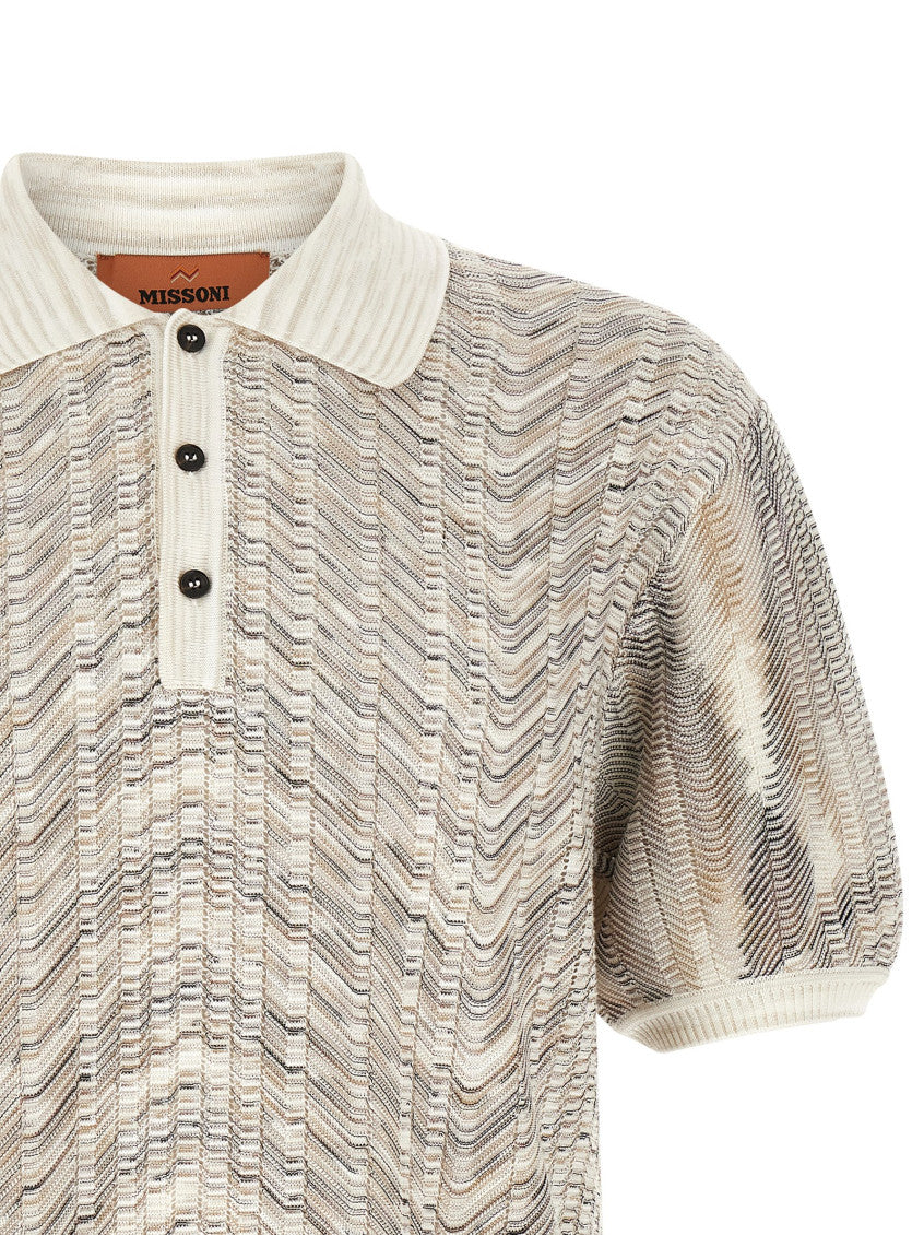 Multicolor Knitted Polo Sweater 3