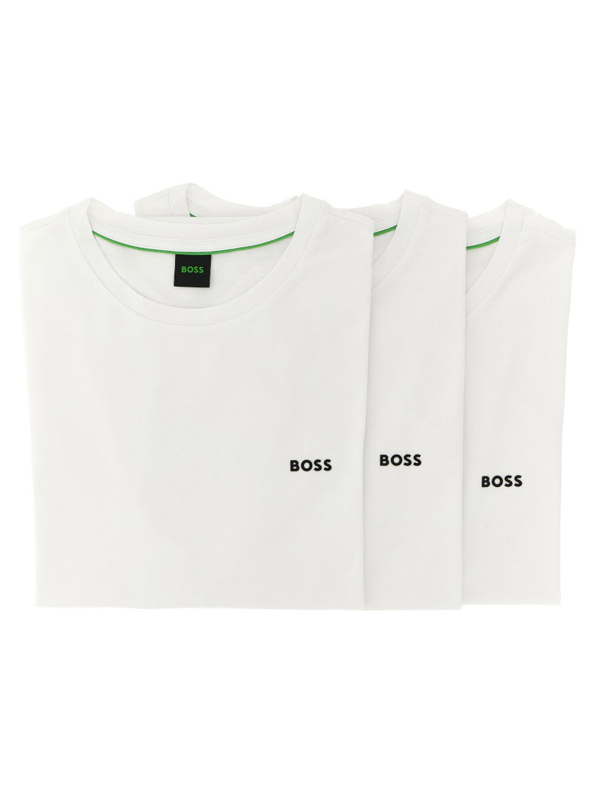 White 3-Pack Logo T-Shirts 1