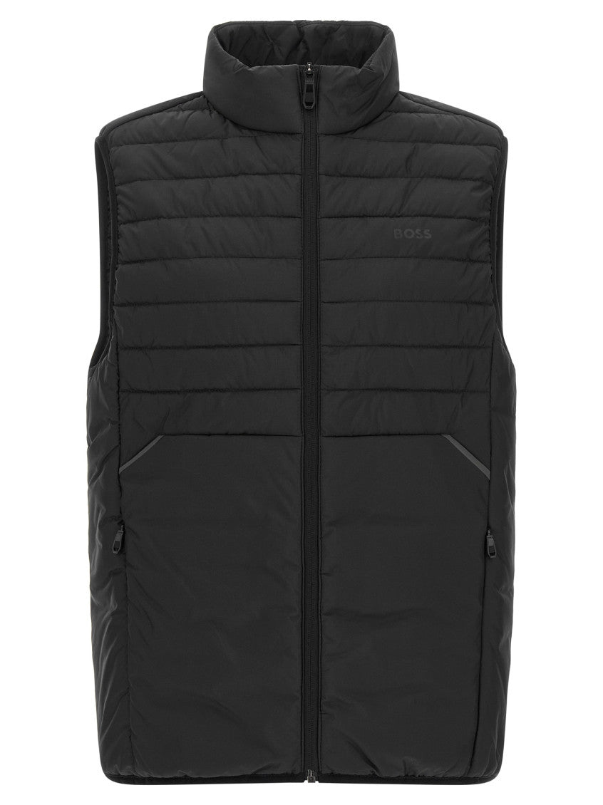 Black Mock Collar Jacket 1