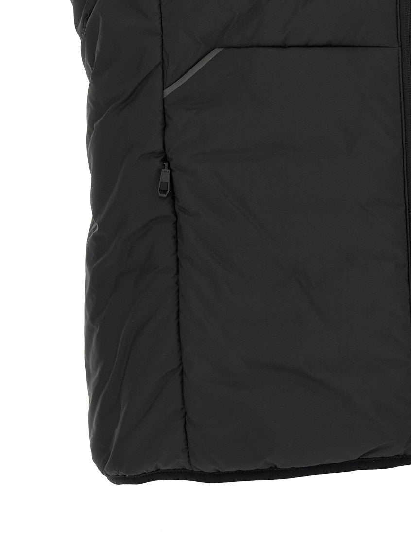Black Mock Collar Jacket 4