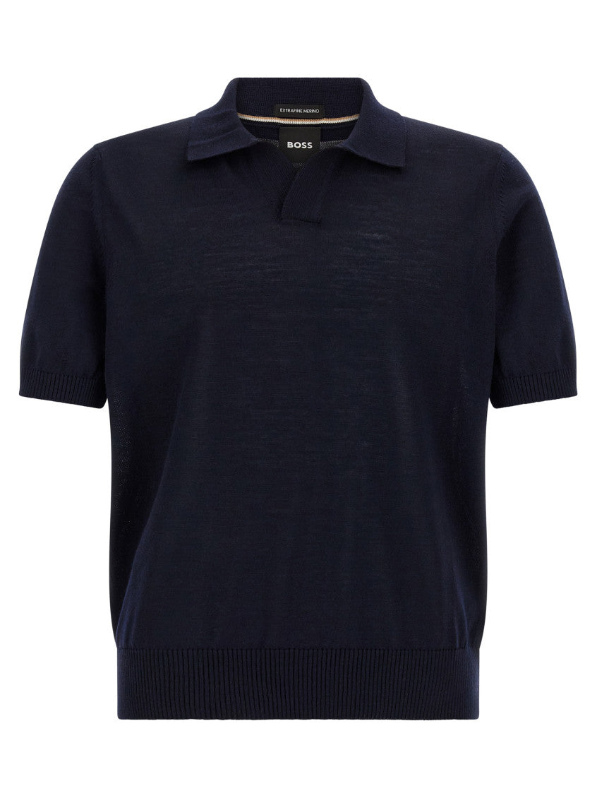 Navy Blue Polo Sweater 1
