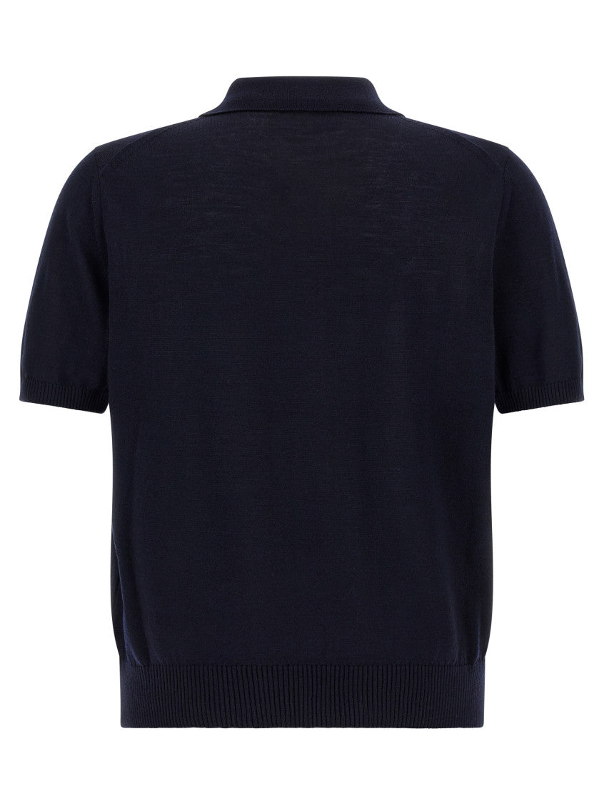 Navy Blue Polo Sweater 2