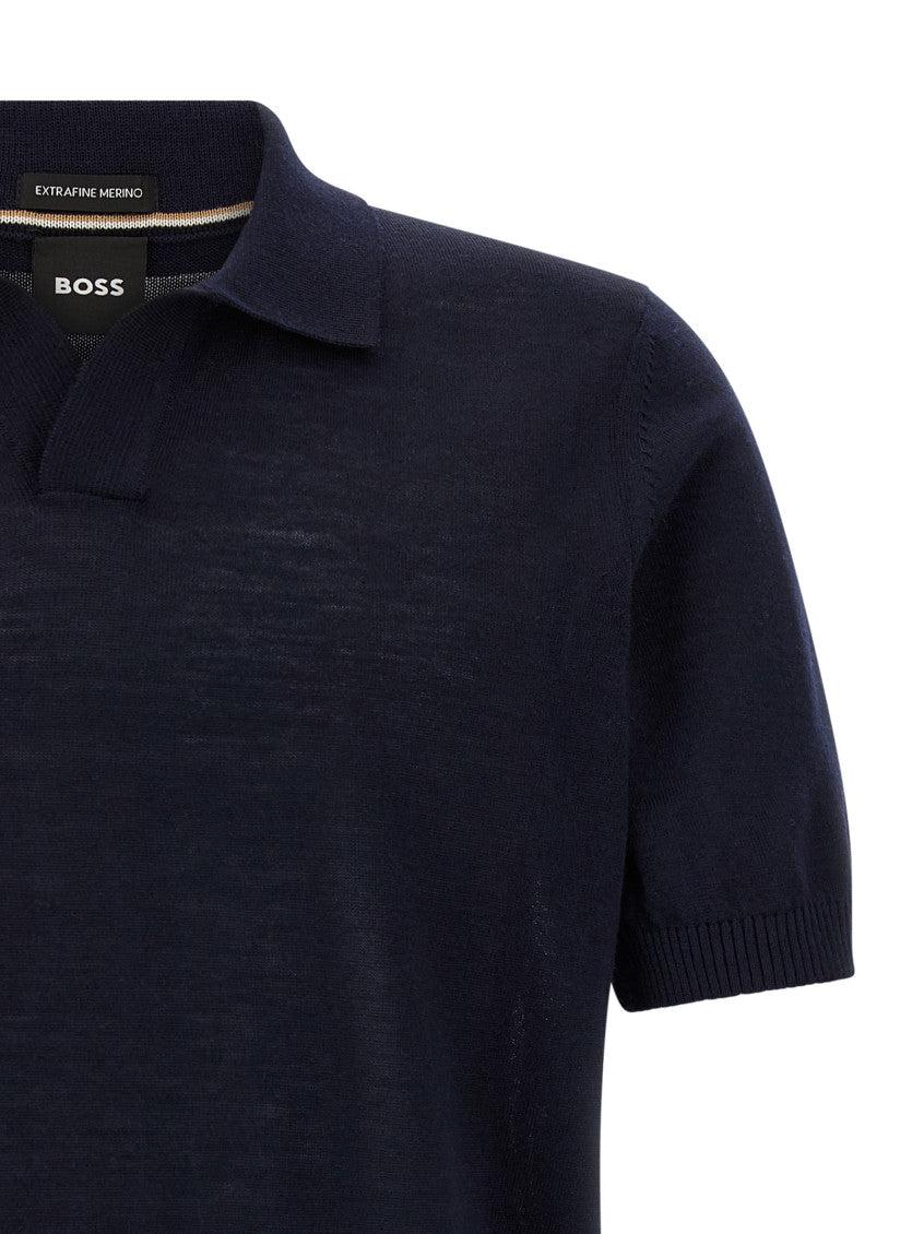 Navy Blue Polo Sweater 3