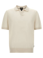 White Regular Polo Sweater 1