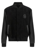 Black Logo Bomber Jacket 1