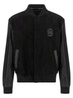 Black Logo Bomber Jacket 1