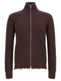 Brown Knitted Turtle Neck Sweater 1