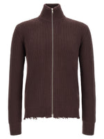 Brown Knitted Turtle Neck Sweater 1