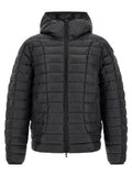 Black Quilted Hood Jacket 1