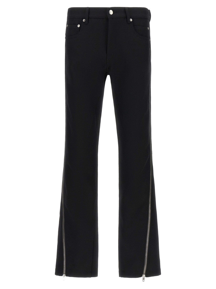 Black Straight Low Rise Jeans 1