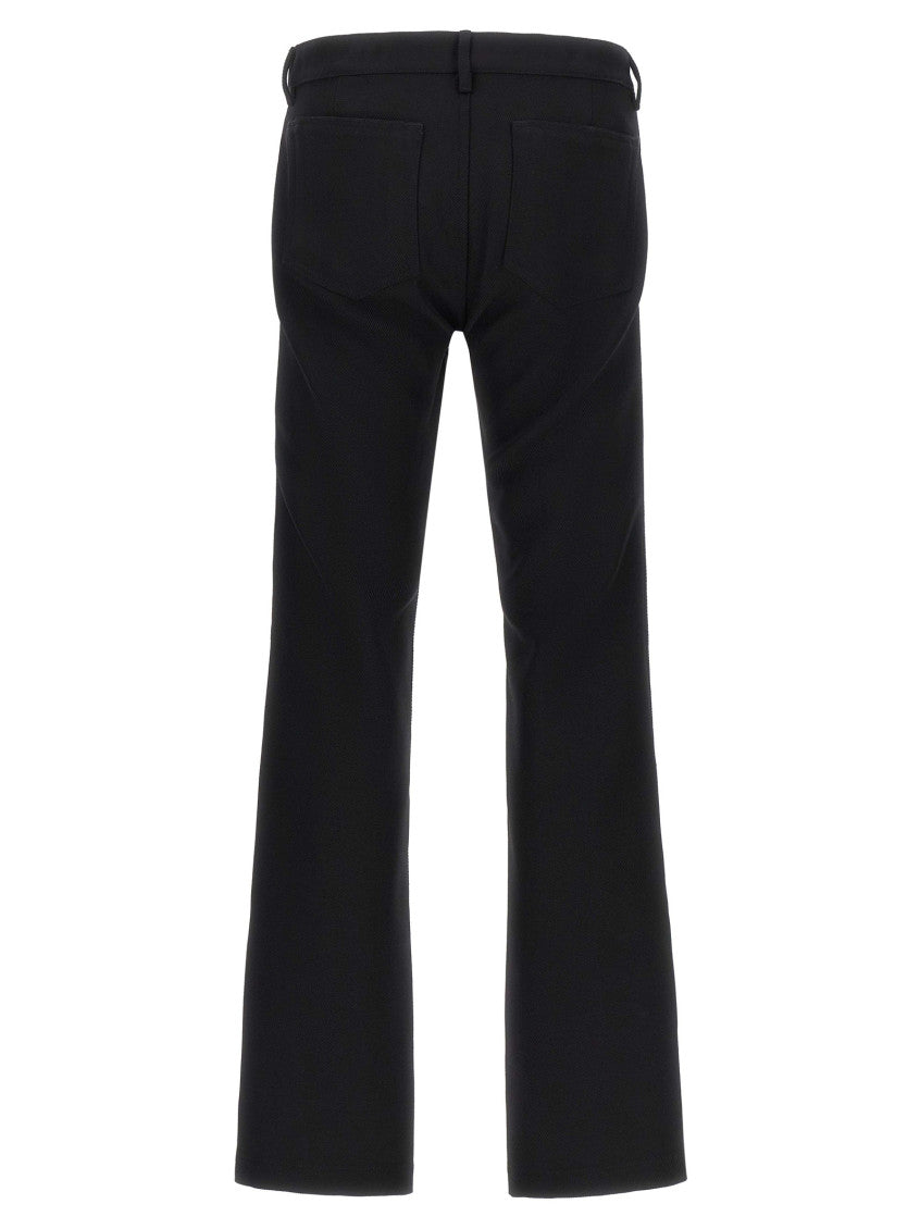 Black Straight Low Rise Jeans 2