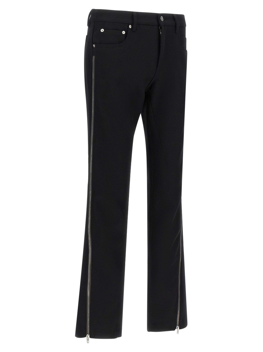 Black Straight Low Rise Jeans 3
