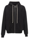 Black Solid Hooded Sweatshirt 1