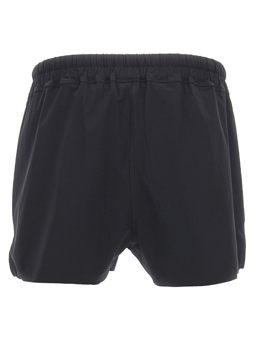 Black Solid Swim Shorts 2