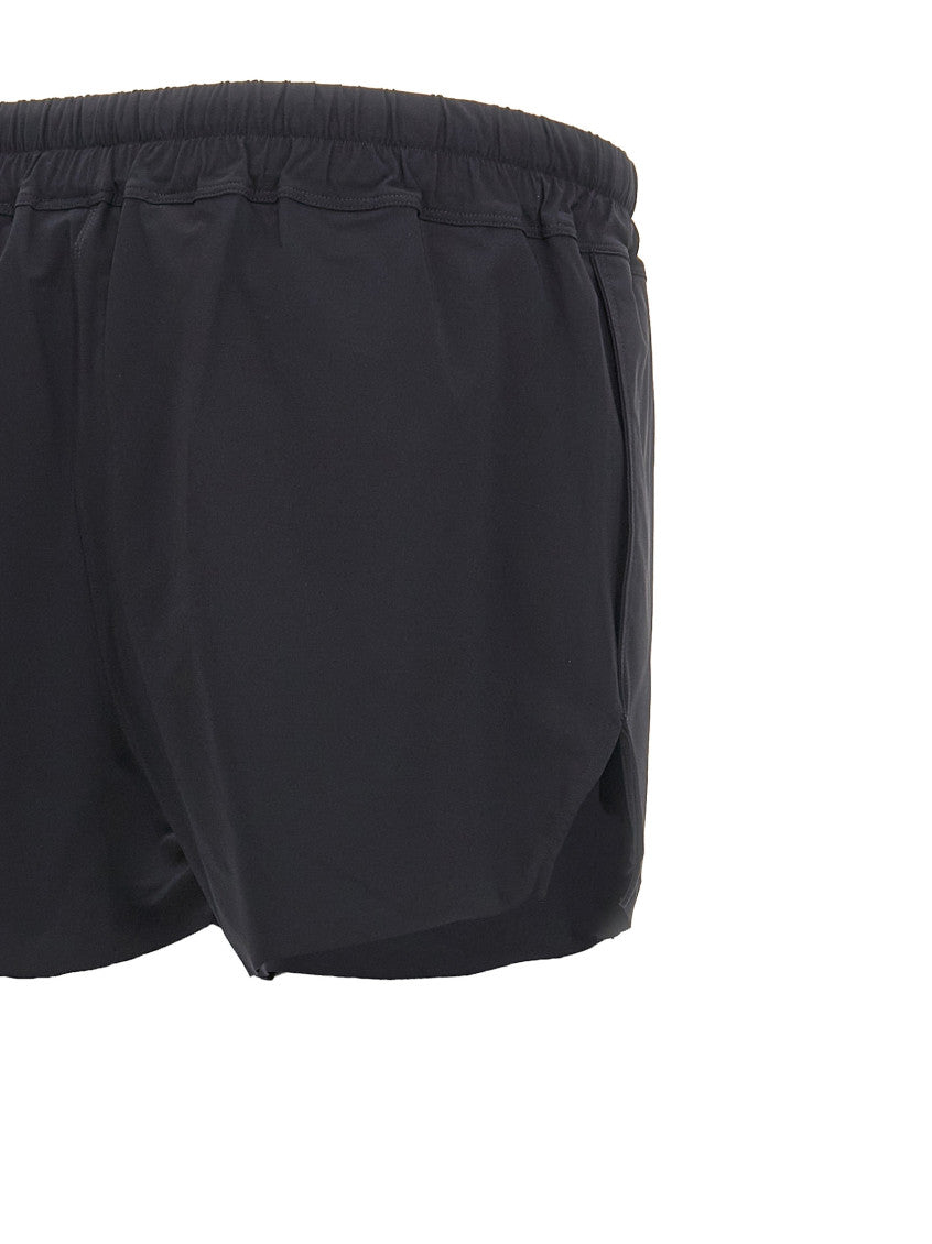 Black Solid Swim Shorts 4