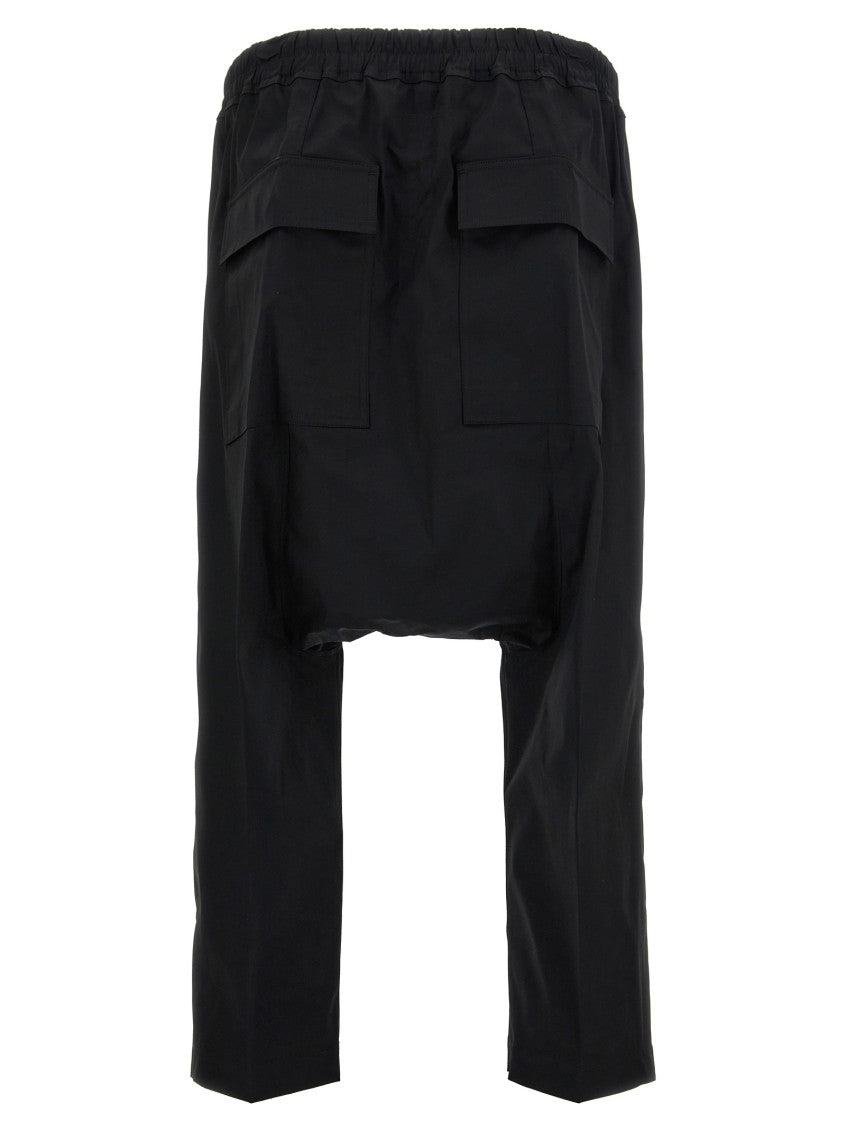Black Relaxed Drawstring Pants 2