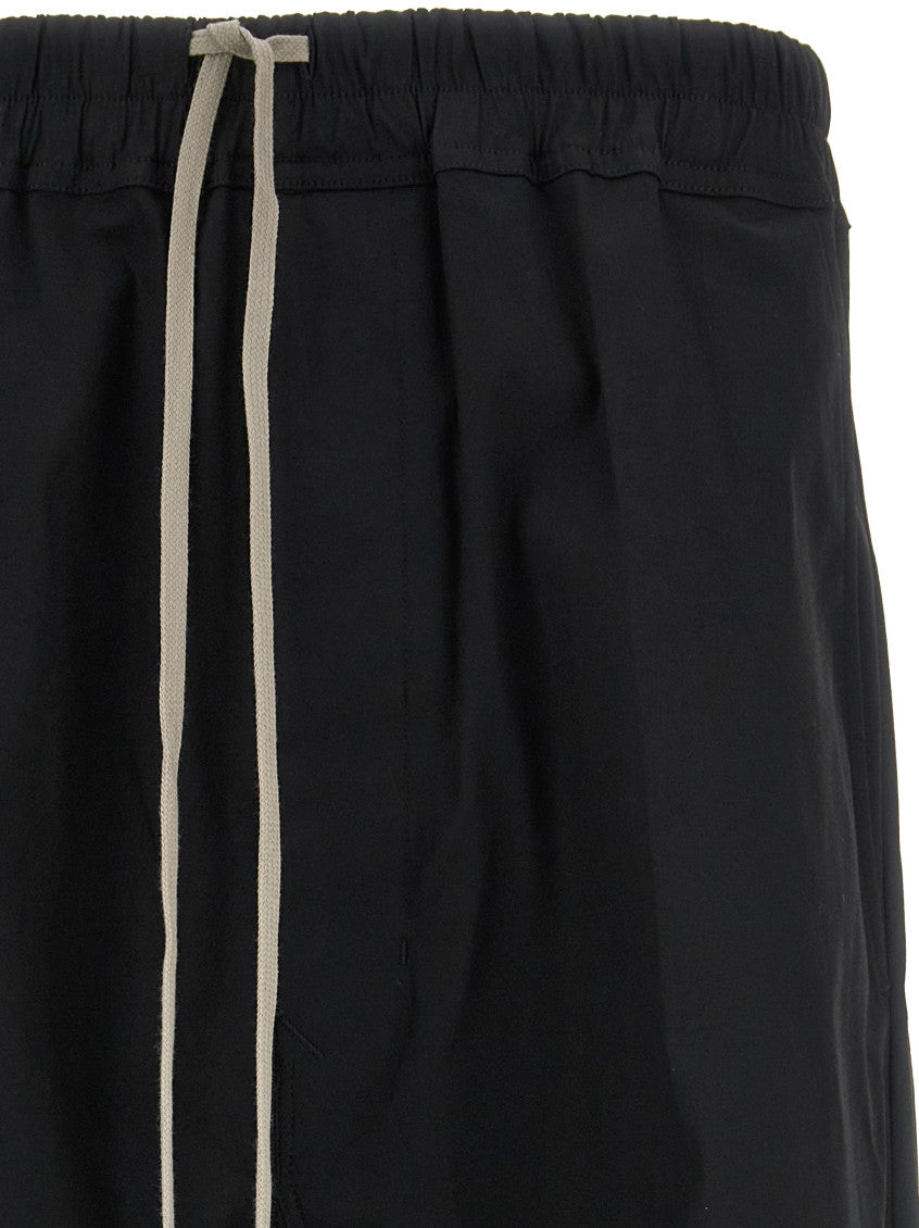 Black Relaxed Drawstring Pants 3