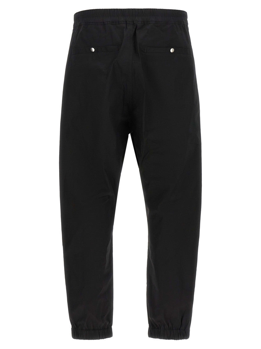 Black Regular Drawstring Pants 2