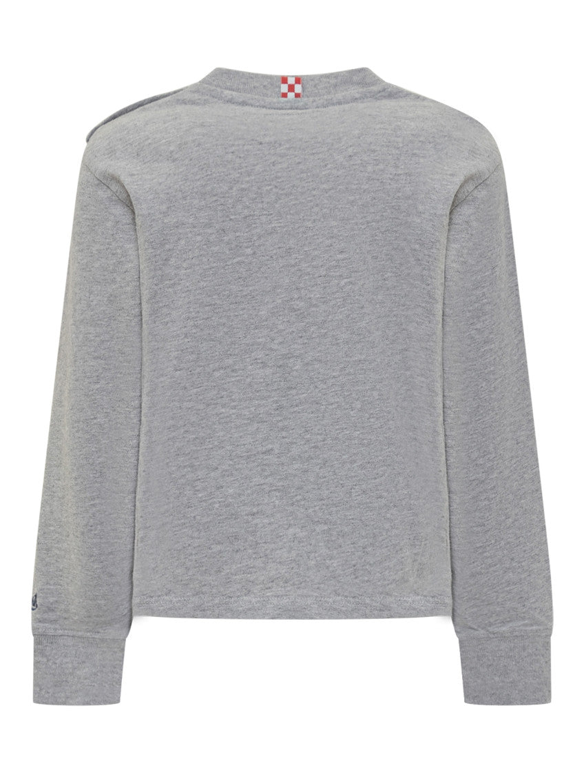 Girls Grey Graphic T-Shirt 2